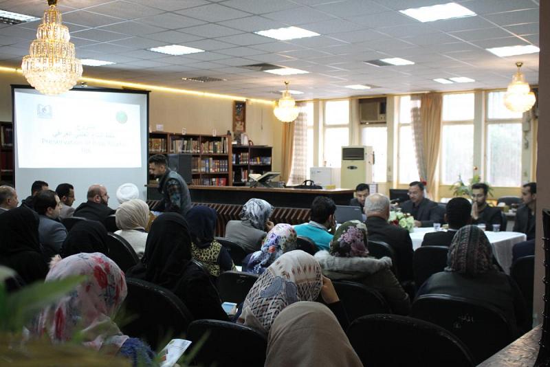 مكتبةُ العتبةِ العبّاسية المقدّسة تطرحُ رؤيتَها حول مشروعِها الرّائد حفظ النتاج العلميّ العراقيّ