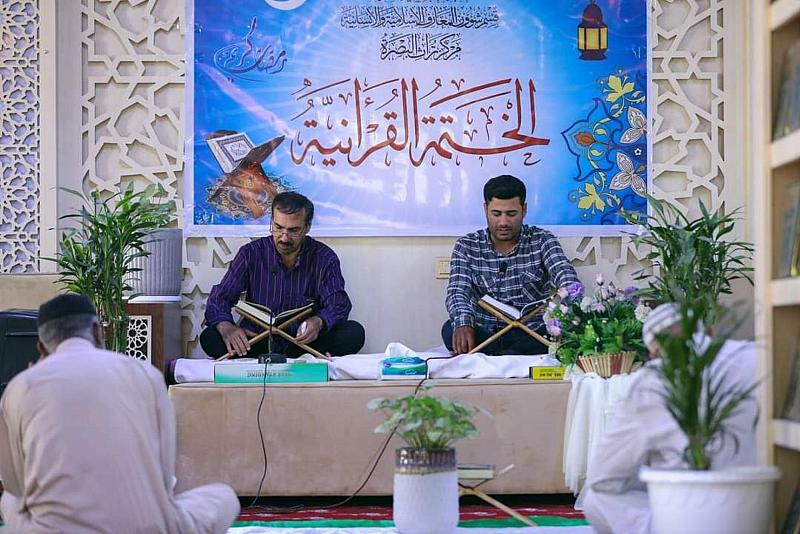 قسم المعارف يختتم برنامجه القرآنيّ الرمضانيّ في البصرة