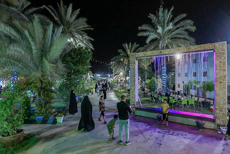 مشاتل الكفيل تستقبل العوائل العراقية وتقدّم خدماتٍ متنوّعة لهم