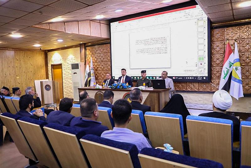 قسم الشؤون الفكرية يقيم ندوة علمية حول توثيق جرائم التطرف في جامعة البصرة