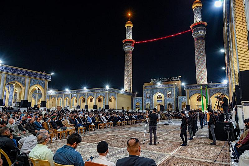 المجمع العلميّ يحضر مراسيم استبدال راية مسلم بن عقيل (عليه السلام)