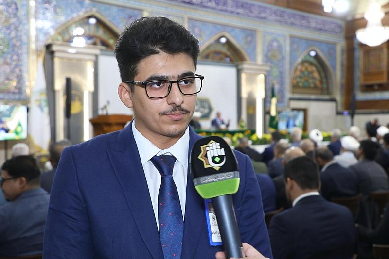 باحث يناقش فلسفة التعايش وأثره في الحفاظ على الموروث الشيعيّ عند الإمام الرضا (عليه السلام)