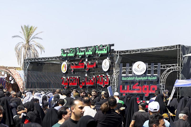فرقة العباس (عليه السلام) تختتم مشاركتها الخدمية الخاصة بإحياء ذكرى شهادة الإمام الحسن العسكري (عليه السلام)