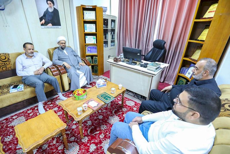 قسما شؤون المعارف والشؤون الفكرية يبحثان سبل تعزيز التعاون العلمي