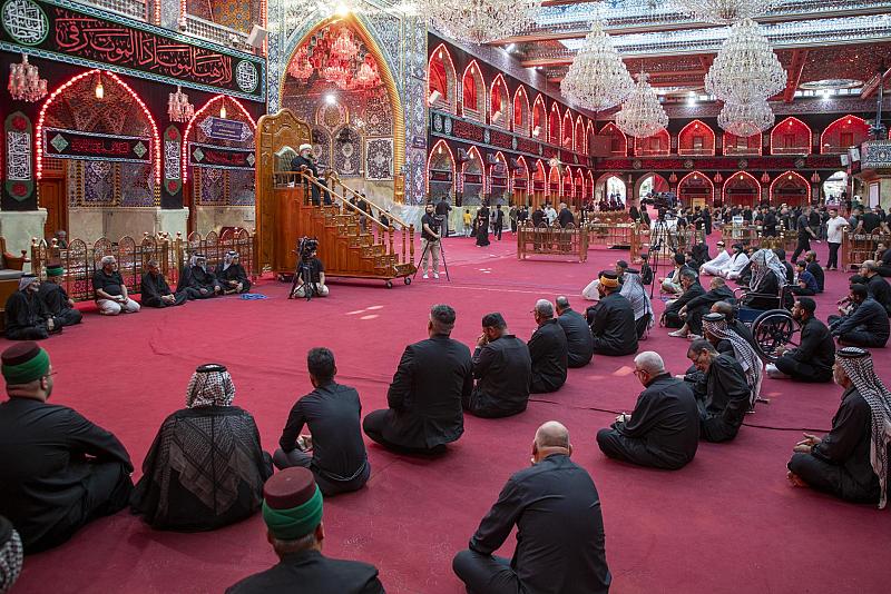 لإحياء ذكرى زيارة عاشوراء.. العتبة العباسية المقدسة تواصل تنظيم مجلس عزائها الصباحي
