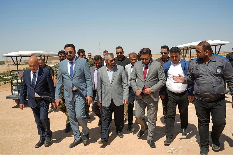 محافظ ميسان يطلع على عدد من مشاريع العتبة العباسية المقدسة ويشيد بخدماتها المقدمة للمجتمع