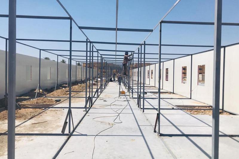 قسمُ الصيانة الهندسيّة: إنجاز 70% من الهيكل الحديديّ لردهة الحياة السادسة في محافظة المثنّى