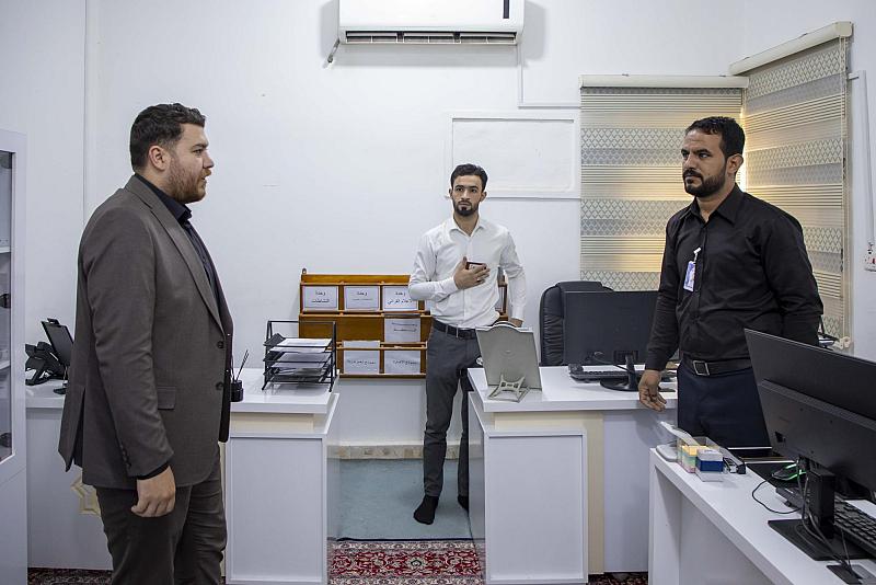  قسم شؤون المواقع الخارجية يطلع على احتياجات معهد القرآن الكريم في محافظة المثنى