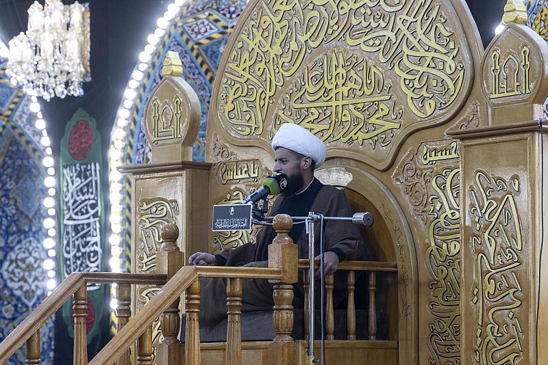 العتبة العباسية المقدسة تواصل إقامة مجالس العزاء بذكرى شهادة الإمام الكاظم (عليه السلام)