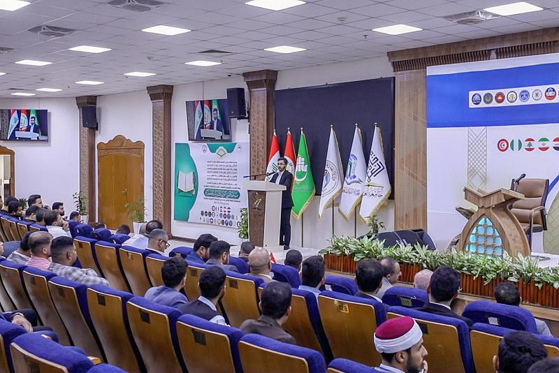 انطلاق فعاليات الجلسة المسائية لمسابقة النور القرآنية الدولية الجامعية في جامعة العميد