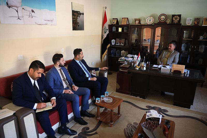 قسم العلاقات يقدّم دعوة لمجلس كشّافة العراق لحضور الحفل الختامي لبرامج جمعيّة كشافة الكفيل
