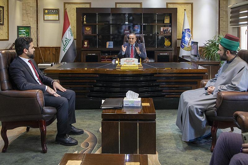 العتبة العباسية المقدسة تدعو جامعة بابل للمشاركة في الحفل المركزي لتخرج طلبة الجامعات