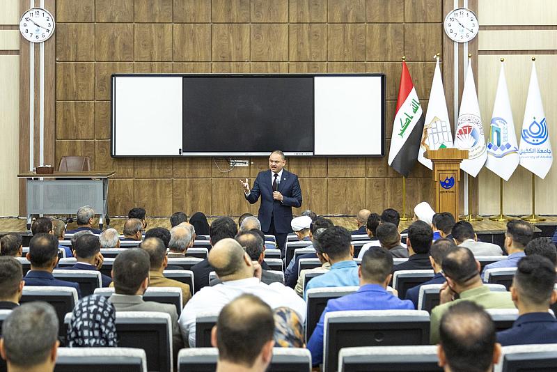 لبحث تطوير عملية التعليم.. جامعة الكفيل تعقد اجتماعًا مع هيأة التدريس