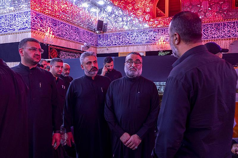الأمين العام للعتبة العباسية المقدسة يتابع ميدانيًّا خدمات المواكب والأقسام المقدمة لزائري الأربعين