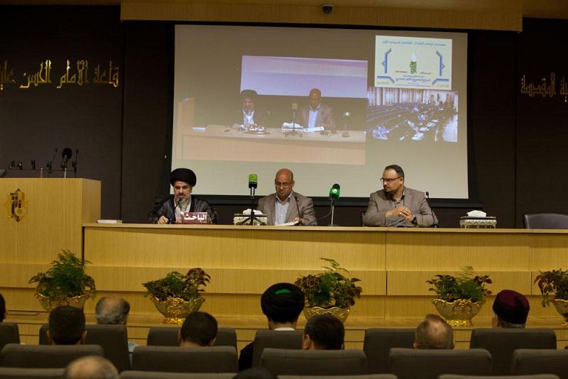 جلسةٌ بحثيةٌ ضمن فعاليات مهرجان الإمام الباقر(عليه السلام) الثقافيّ السنويّ الأوّل..