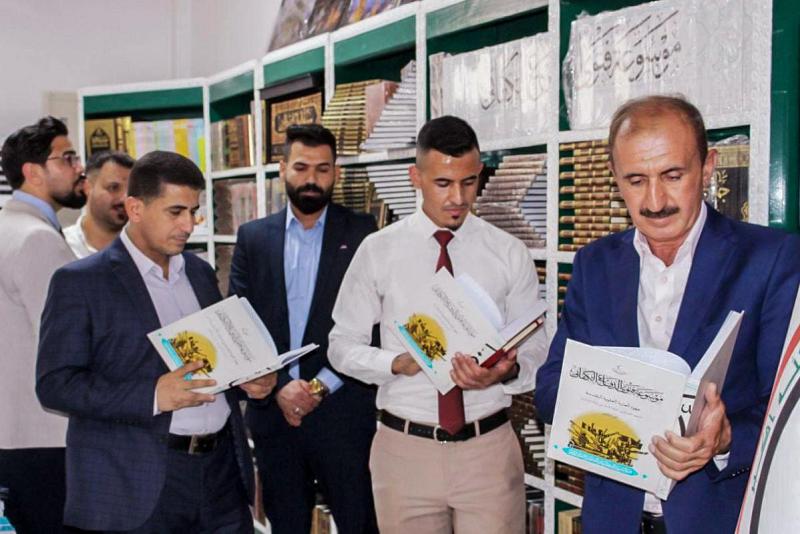 جناحُ العتبة العبّاسية المقدّسة في معرض الكوت الدوليّ للكتاب محطّ أنظار مرتاديه