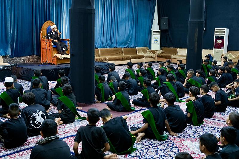 المجمع العلمي يقيم مجلس عزاء أشبال العميد لطلبة دوراته في قضاء الخضر