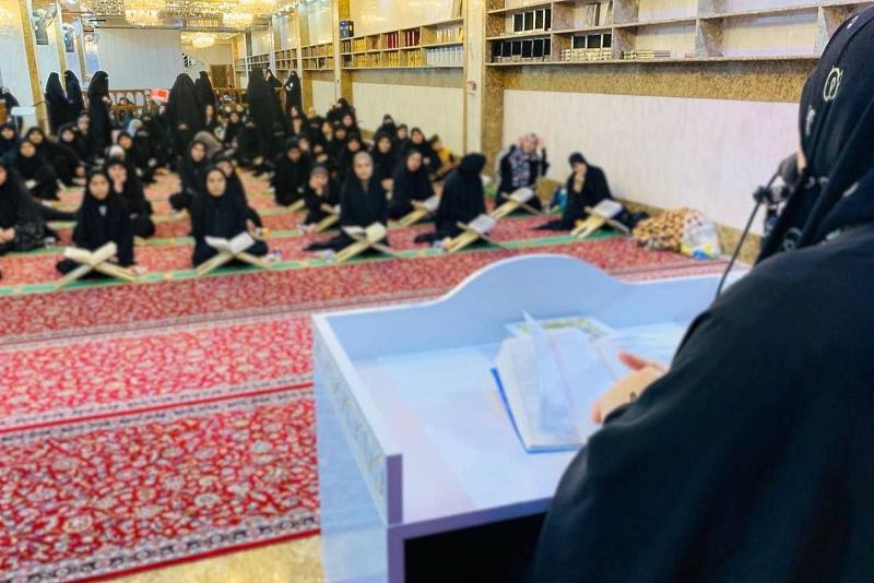 شعبة فاطمة بنت أسد تنظّم مجلس عزاءٍ بذكرى استشهاد الإمام الحسن العسكريّ (عليه السلام)