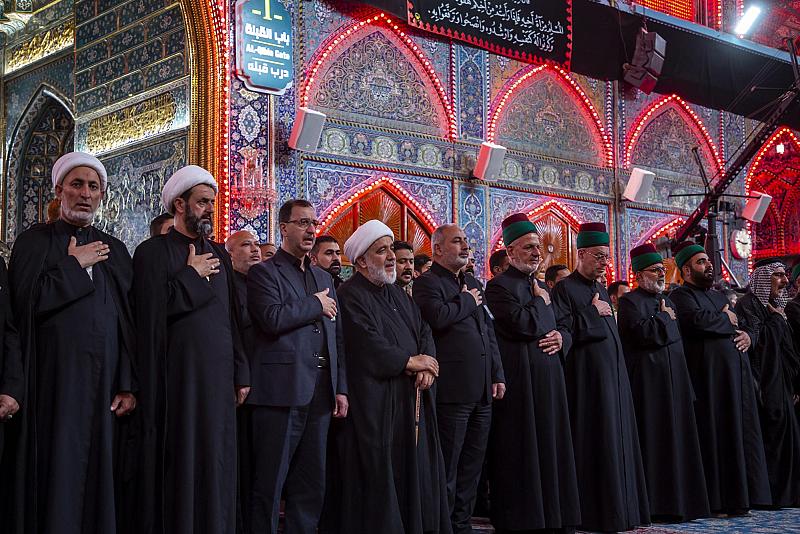 خدمة العتبتين المقدستين يحيون ذكرى شهادة الامام علي (عليه السلام)