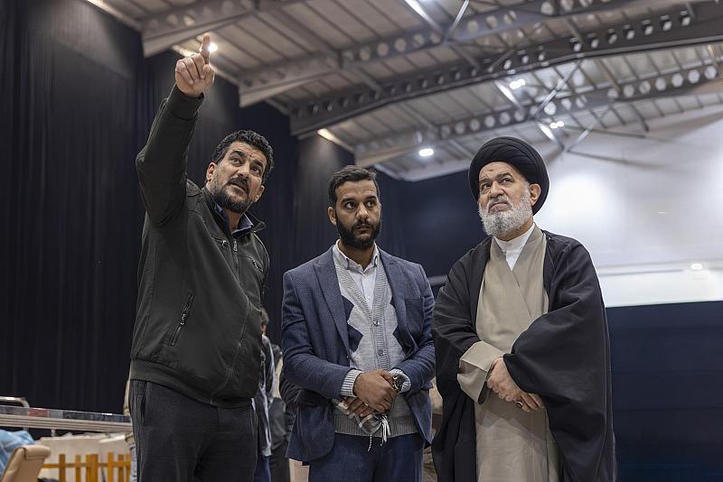 سماحة السيد الصافي يطّلع على استعدادات مجمّع أبي الفضل العباس (عليه السلام) لمهرجان روح النبوّة وحفل تخرج الطالبات