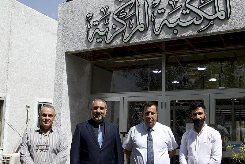 وفد قسم شؤون المعارف يجري جولة علمية في مكتبات المحافظات الشمالية