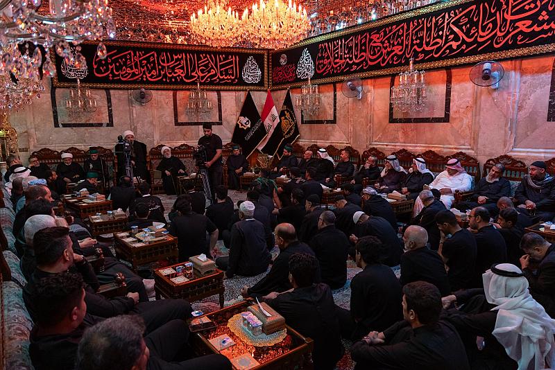 العتبة العباسية المقدسة تواصل إقامة مجالسها العزائية لإحياء شهر المحرم