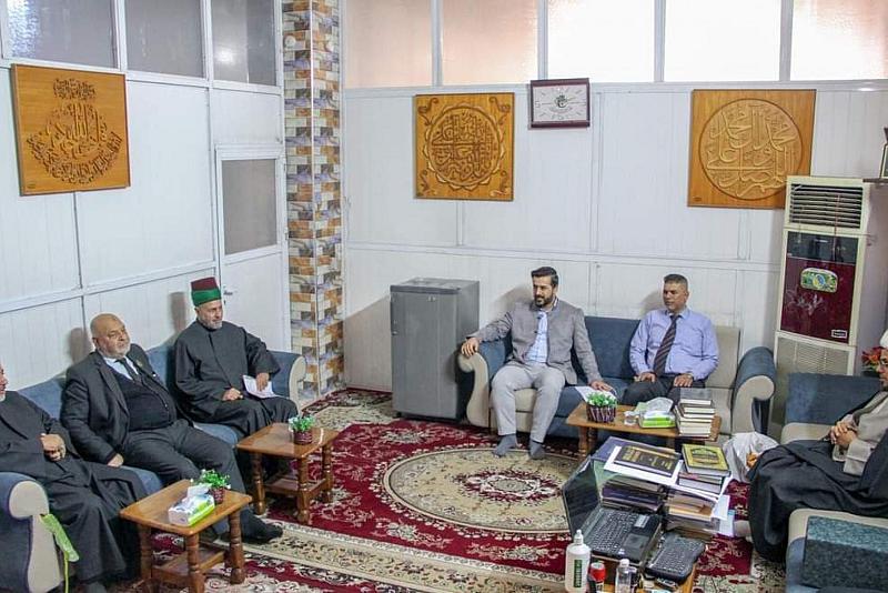 قسم شؤون المعارف يستقبل وفداً من العتبة الحسينية المقدّسة