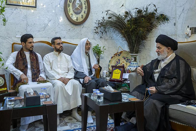 سماحة السيد الصافي يوصي بالحفاظ على التراث الكربلائي والأطوار المعتادة في قراءة القرآن الكريم والأذان