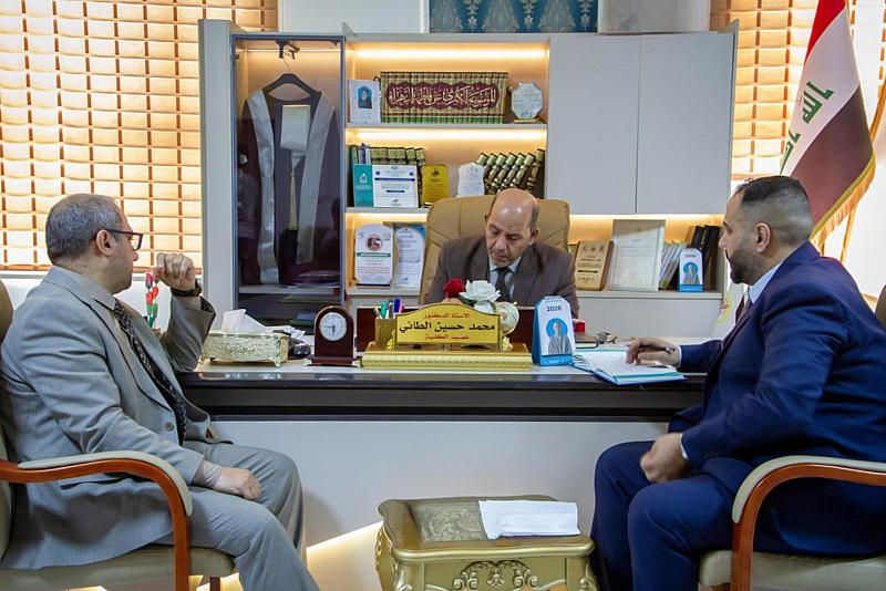 جمعية العميد تبحث تعزيز التعاون العلمي مع كلّية العلوم الإسلامية في جامعة كربلاء