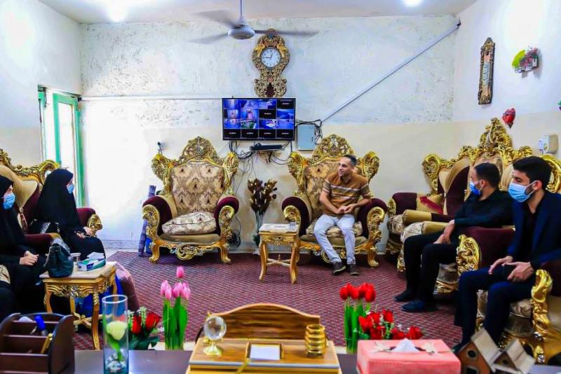 جامعةُ العميد تنظّم زيارةً لدار المسنّين فِي محافظة كربلاء المقدّسة