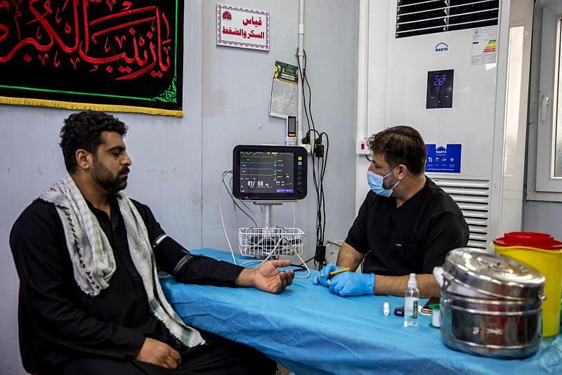 قسم الشؤون الطبية: استمرار الخدمات الصحية للزائرين بعد انتهاء زيارة الأربعين