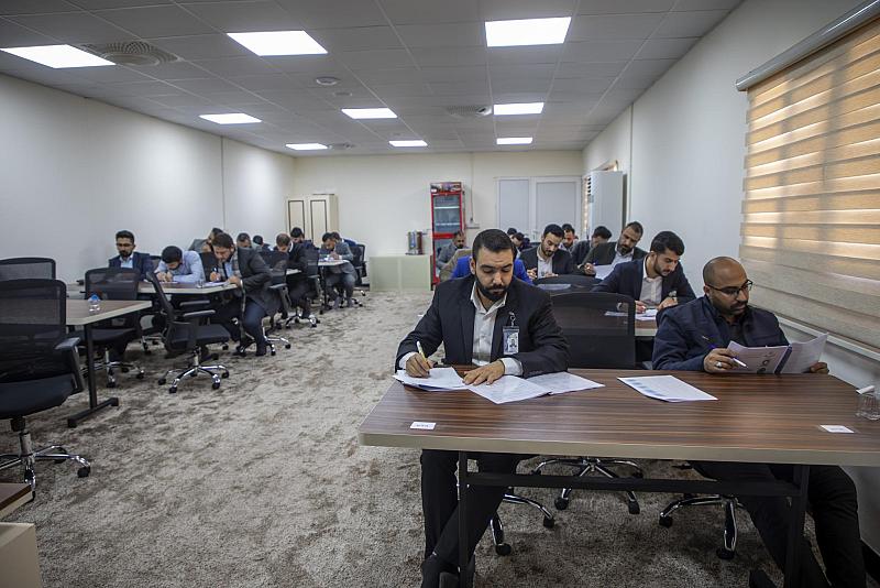 قسم التطوير يجري اختبارات الوجبة الثالثة للمنتسبين المتقدمين لأكاديمية التطوير الإداري