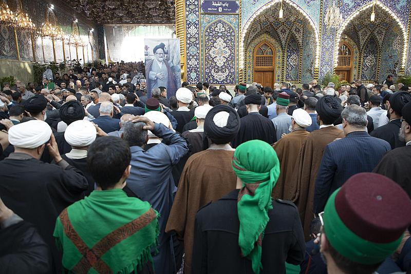 العتبة العبّاسية المقدّسة تشارك في مراسم تشييع جثمان العلامة السيد محمد رضا الجلالي