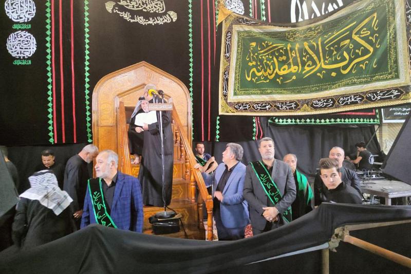 أحزانٌ كربلائيّة في الصحن الكاظميّ المطهّر على جواد الأئمّة