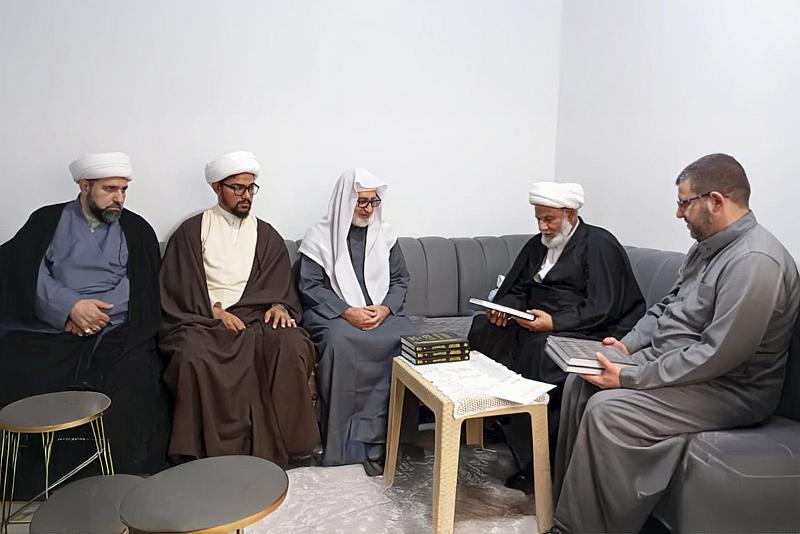 لتعزيز الشراكات المعرفية.. وفد قسم شؤون المعارف يلتقي عددًا من أعلام مدينة النجف الأشرف