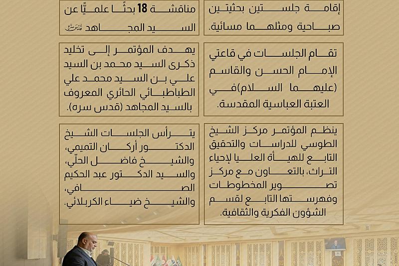 انطلاق فعاليات اليوم الثاني من المؤتمر الدولي عن السيد المجاهد