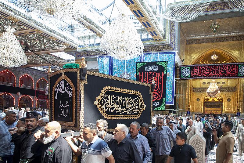 مواكب كربلاء العزائيّة تُحيّي شهادة الإمام محمّد الباقر (عليه السّلام)