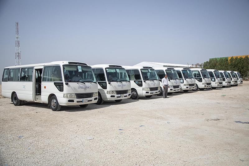 قسم الآليات: نحو 250 عجلة تشترك في نقل الطلبة المشاركين في حفل التخرّج المركزي