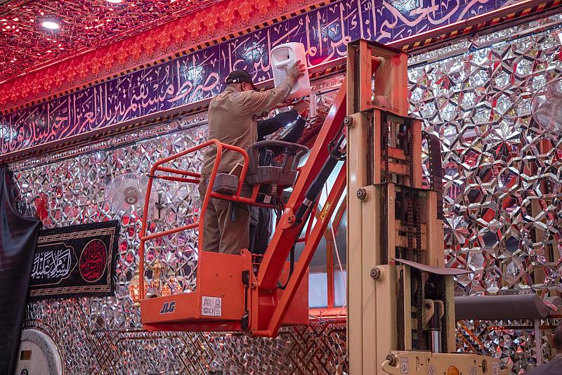 قسم المقام يُنجز أعمال الإدامة والصيانة الشاملة لمواقعه