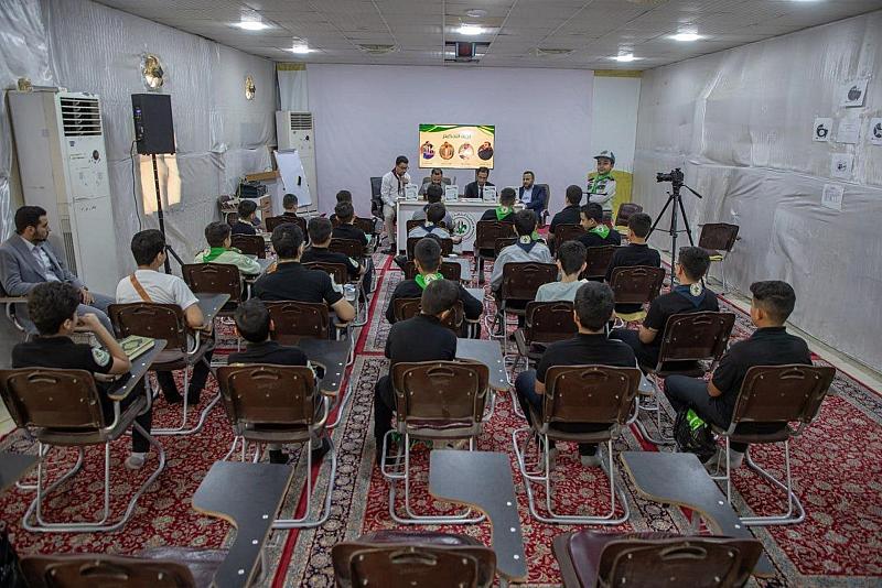 ضمن برنامج فتى الكفيل القرآني.. قسم الشؤون الفكرية يجري اختبارًا دوريًا لطلبة كشافة الكفيل