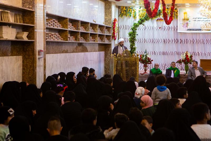العتبةُ العبّاسية المقدّسة تحتفي بـ150 يتيماً وتكرّمهم تيمّناً بذكرى ولادة أبيهم