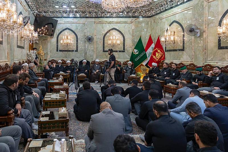 العتبة العباسية المقدسة تقيم مجلس عزاءٍ بذكرى شهادة حمزة بن عبد المطلب (عليه السلام)