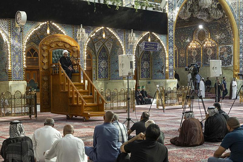 العتبة العباسية المقدسة تقيم مجلس عزاء بذكرى شهادة الإمام الحسن العسكري (عليه السلام)