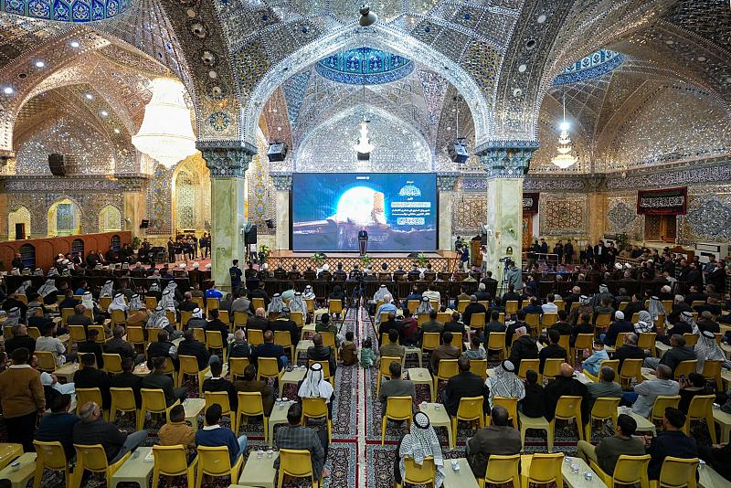 وفد العتبة العباسية المقدسة يشارك في مهرجان ذكرى تفجير مئذنتي مرقد الإمامين العسكريين (عليهما السلام)