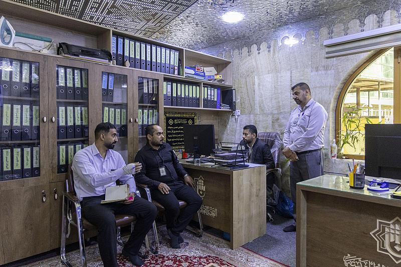 قسم المخازن يقيم دورة تدريبية حول برنامج الكافل لملاكات مقام الإمام المهدي (عجل الله فرجه)