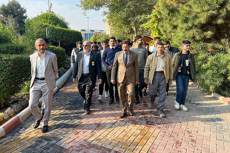 قسم الشؤون الفكرية يختتم الأسبوع الأخير من برنامج السفرة العلمية المخصص لطلبة الإعداديات