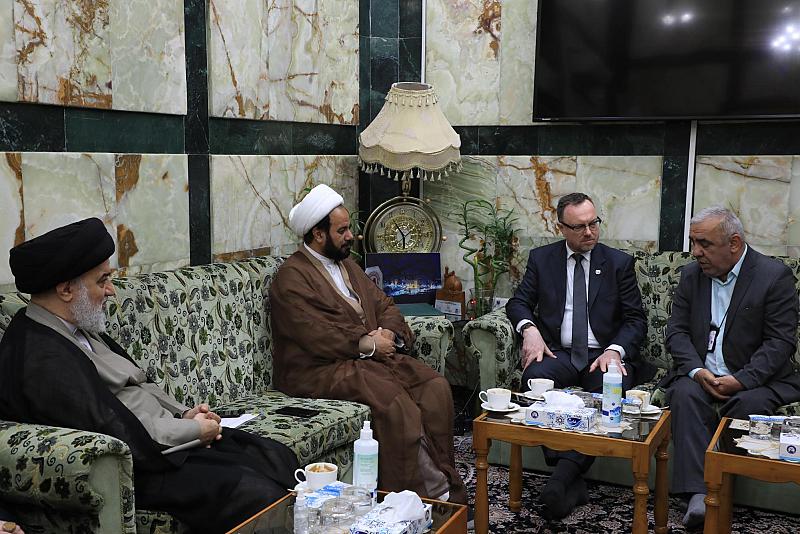 المركز العراقي لتوثيق جرائم التطرف يبحث سبل التعاون المشترك مع منظمة الأمم المتحدة