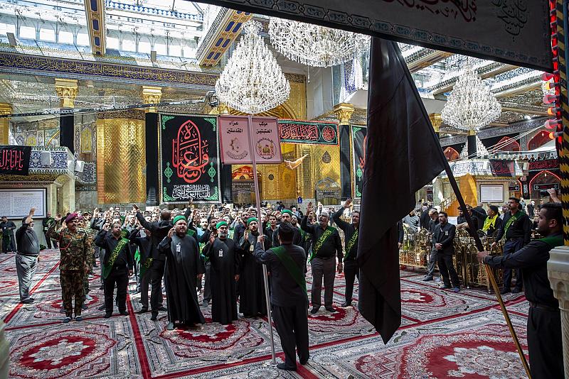 خَدمة العتبتين المقدستين يحيون ذكرى شهادة الإمام السجاد (عليه السلام)