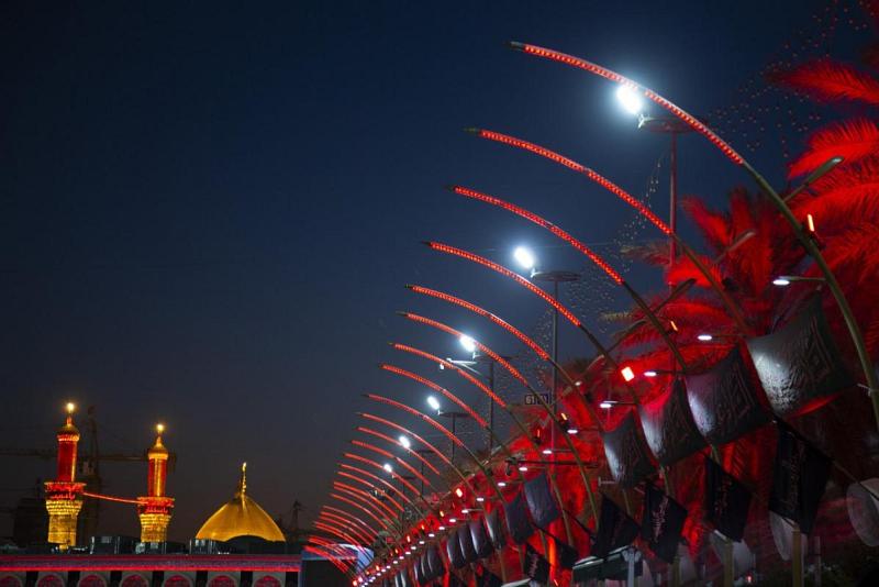 (58) راية حزنٍ حسينيّ تخفق بين الحرمَيْن الشريفَيْن
