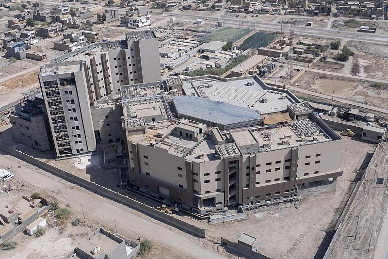 قسم المشاريع الهندسية يواصل تنفيذ الأعمال الإنشائية والهندسية في مشروع مستشفى الزكي